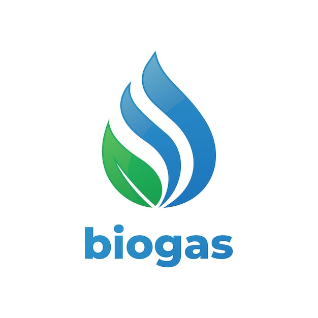 Premium Vector | Biogas logo concept