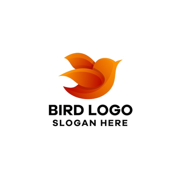 Premium Vector | Bird gradient logo template