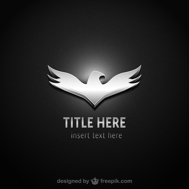 Download Vector Eagle Logo Black And White PSD - Free PSD Mockup Templates