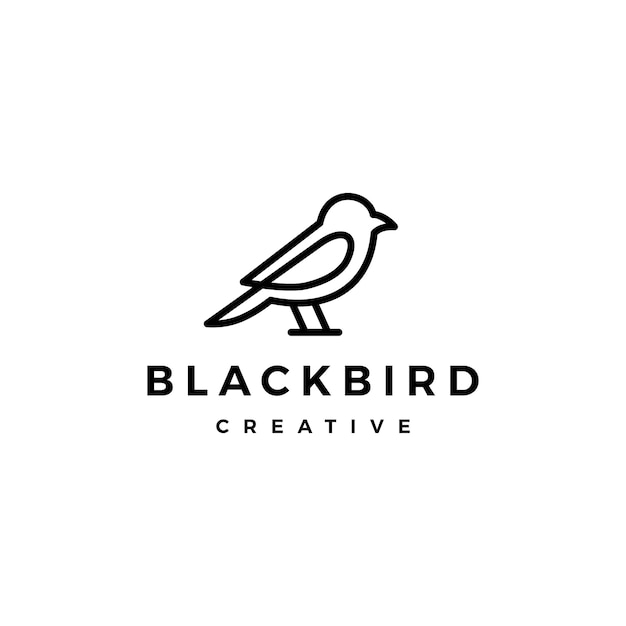 Download Free Bird Logo Vector Line Outline Monoline Art Icon Premium Vector Use our free logo maker to create a logo and build your brand. Put your logo on business cards, promotional products, or your website for brand visibility.