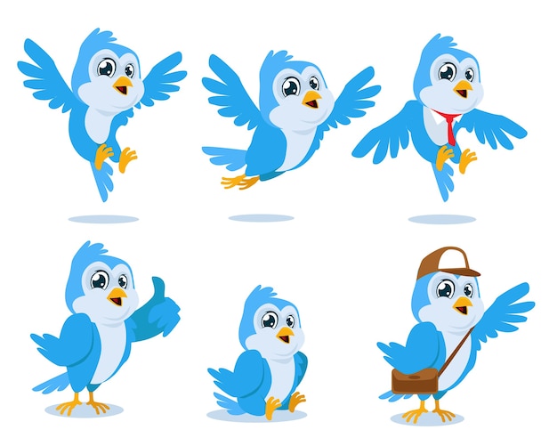 Premium Vector | Bird mascot cartoon