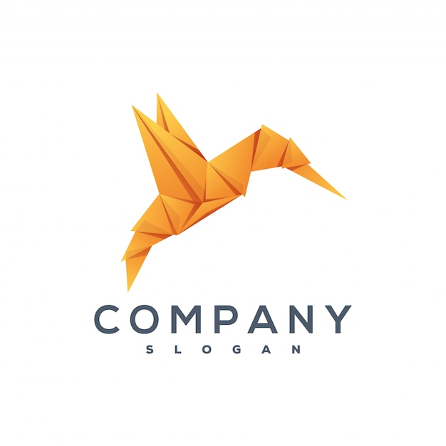 Download Free Bird Origami Style Logo Premium Vector Use our free logo maker to create a logo and build your brand. Put your logo on business cards, promotional products, or your website for brand visibility.
