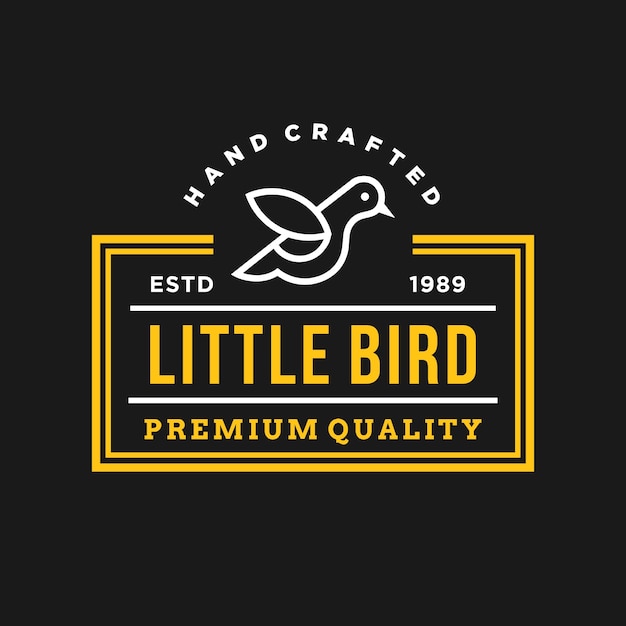 Premium Vector | Bird vector logo illustration