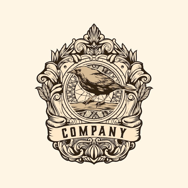 Download Free Bird Vintage Logo Template Premium Vector Use our free logo maker to create a logo and build your brand. Put your logo on business cards, promotional products, or your website for brand visibility.