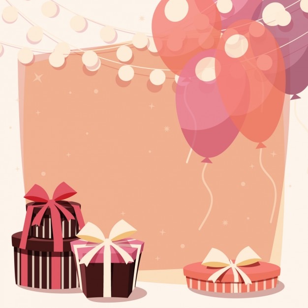 Birthday background design Vector | Free Download