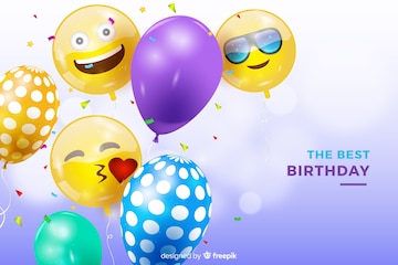 Free Vector | Birthday background with balloons