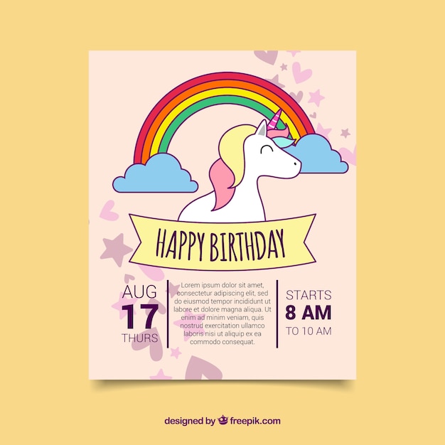 Free Free Unicorn Birthday Card Svg Free 443 SVG PNG EPS DXF File