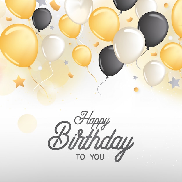 Birthday card Vector | Free Download