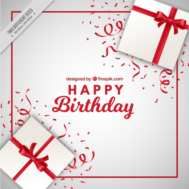 Download Birthday gift background Vector | Free Download