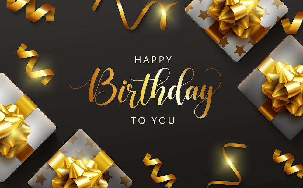 Premium Vector | Birthday gifts vector background design. happy ...