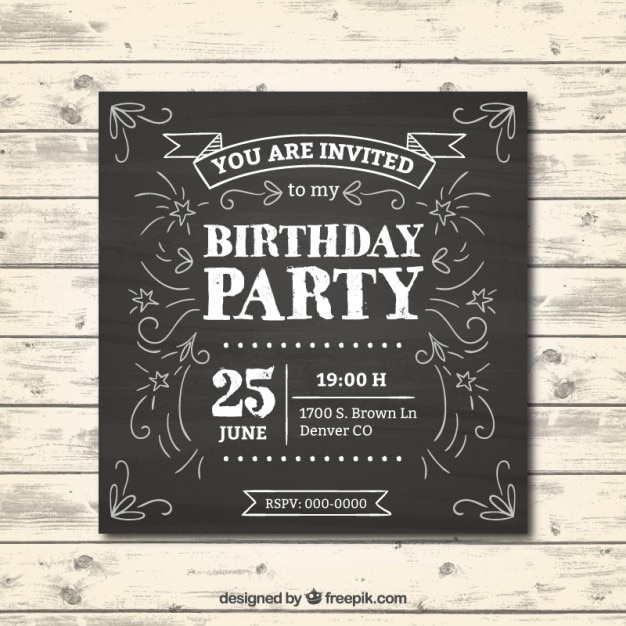 Free Free Birthday Invitation Svg Free 865 SVG PNG EPS DXF File