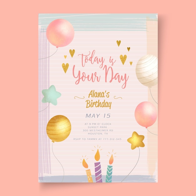 free-vector-birthday-party-poster-template