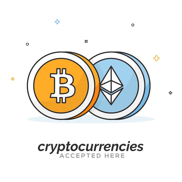 Download Free Bitcoin And Ether Crypto Currency Coins In Flat Style Premium Use our free logo maker to create a logo and build your brand. Put your logo on business cards, promotional products, or your website for brand visibility.