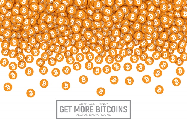 Premium Vector Bitcoin Vector Abstract Conceptual Illustration