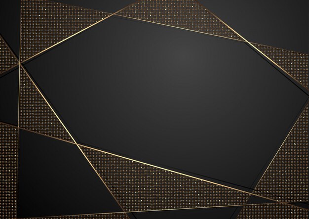 Black abstract luxury background | Premium Vector