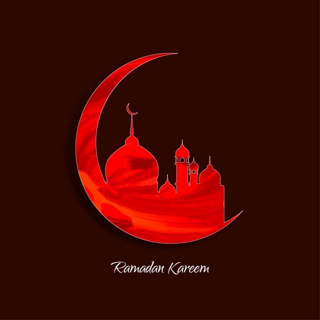 Black and red ramadan kareem background design Vector | Free Download