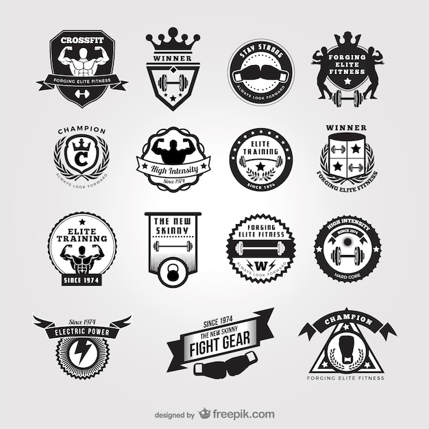 Gym Logo Vectors, Photos and PSD files | Free Download