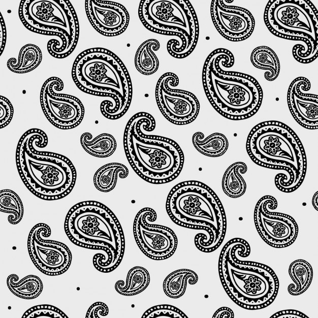 List 104+ Images Black And White Paisley Wallpaper Updated