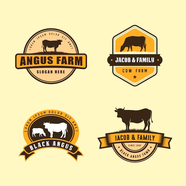 Download Free Black Angus Logo Design Template Cow Farm Logo Design Premium Use our free logo maker to create a logo and build your brand. Put your logo on business cards, promotional products, or your website for brand visibility.