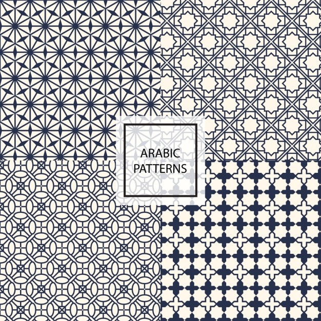 Black arabic pattern Vector | Free Download