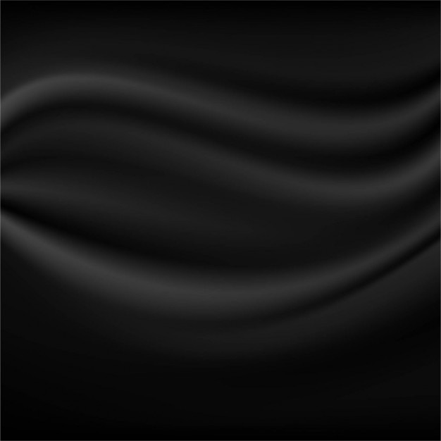 Free Vector | Black background with wavy shapes