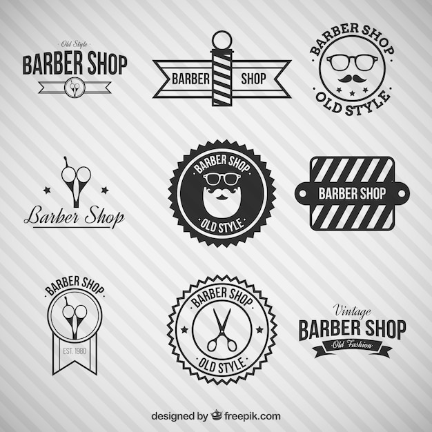 Download Free Black Barber Shop Logos Free Vector Use our free logo maker to create a logo and build your brand. Put your logo on business cards, promotional products, or your website for brand visibility.