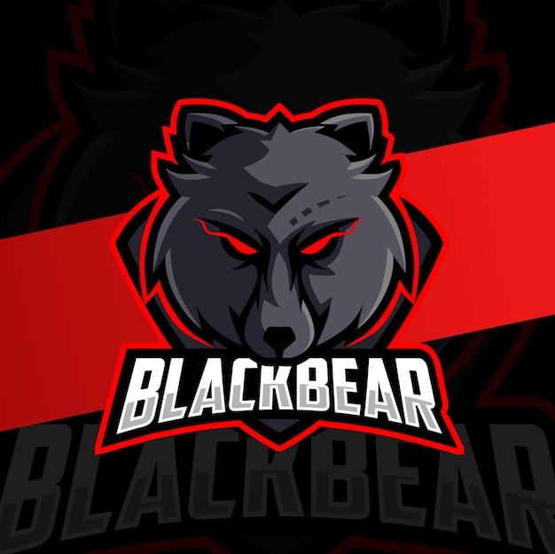 Download Free Black Bear Mascot Esport Logo Design Premium Vector Use our free logo maker to create a logo and build your brand. Put your logo on business cards, promotional products, or your website for brand visibility.