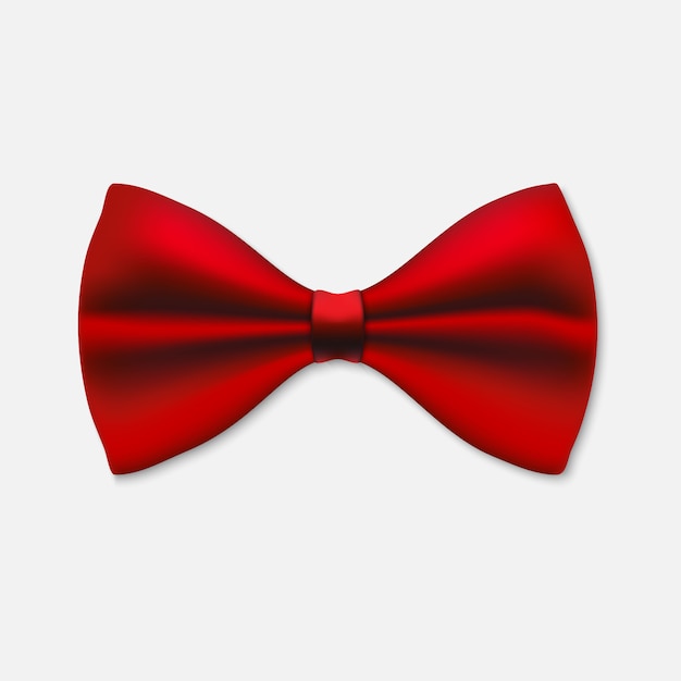 Download Black bow tie isolated on white. | Premium Vector