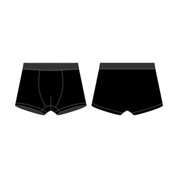 black boxers underwear