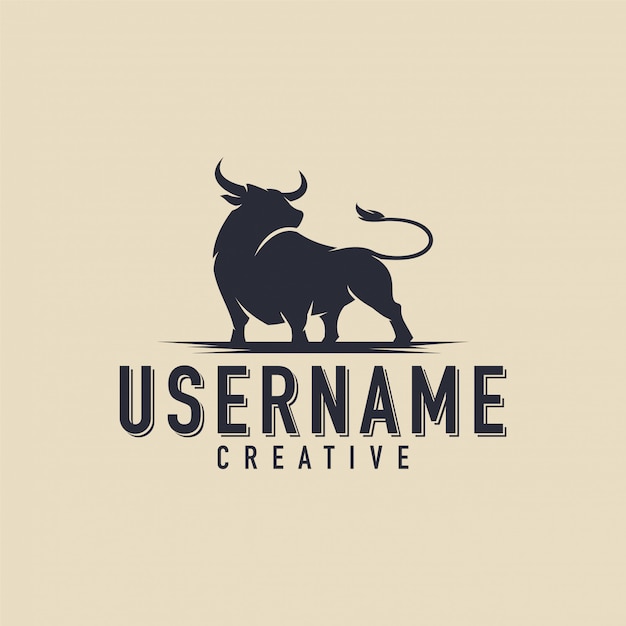 Download Free Black Bull Logo Premium Vector Use our free logo maker to create a logo and build your brand. Put your logo on business cards, promotional products, or your website for brand visibility.