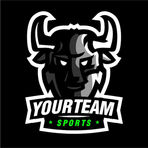 Download Free Black Bull Mascot Gaming Logo Premium Vector Use our free logo maker to create a logo and build your brand. Put your logo on business cards, promotional products, or your website for brand visibility.