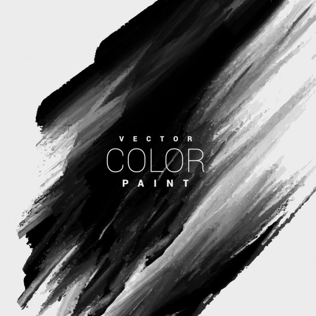 Free Vector Black Color Paint Stain Background