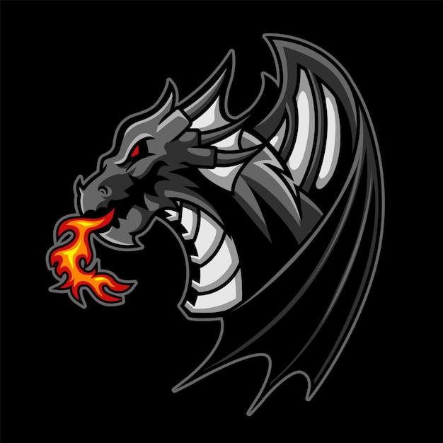 Download Free Black Dragon Esport Gaming Logo Premium Premium Vector Use our free logo maker to create a logo and build your brand. Put your logo on business cards, promotional products, or your website for brand visibility.