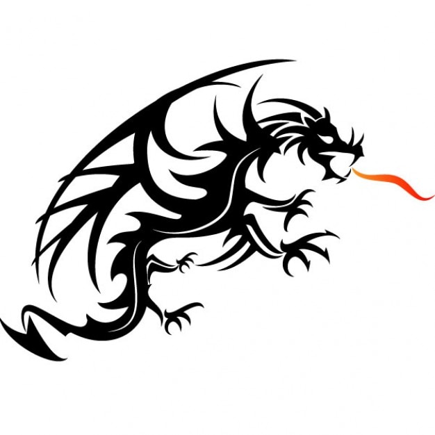 Download Free Black Dragon Spitting Fire Free Vector Use our free logo maker to create a logo and build your brand. Put your logo on business cards, promotional products, or your website for brand visibility.