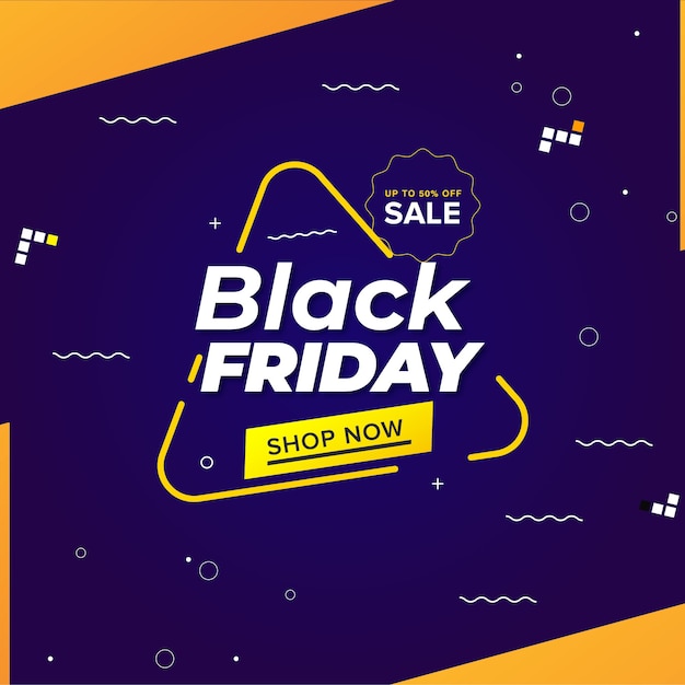 Premium Vector Black_friday_banner_black_friday_blue_background