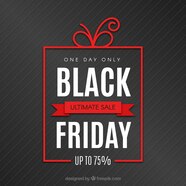 Free Vector Black Friday Discount Background