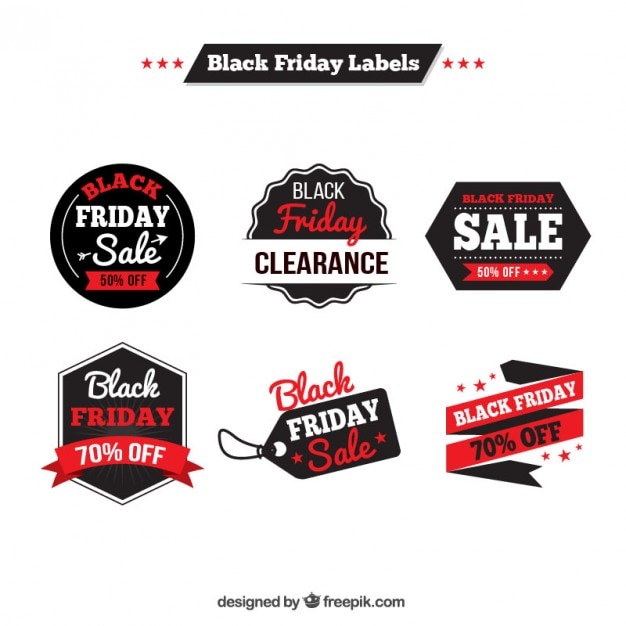 Online labels black friday