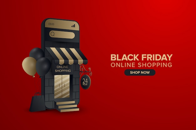 vector robot black friday