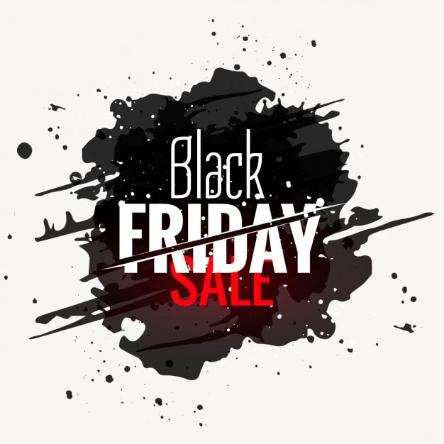 Free Vector | Black friday sale grunge style label