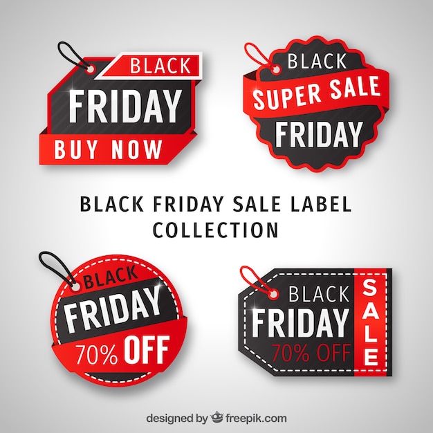 Black friday sale label collection