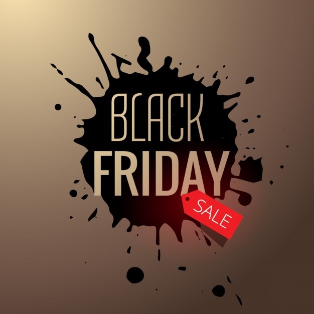 Free Vector | Black friday sale splash