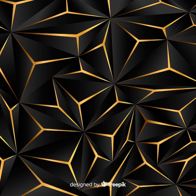 Free Vector | Black and gold background
