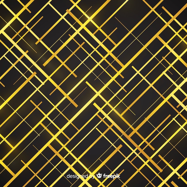 Black and gold background | Free Vector