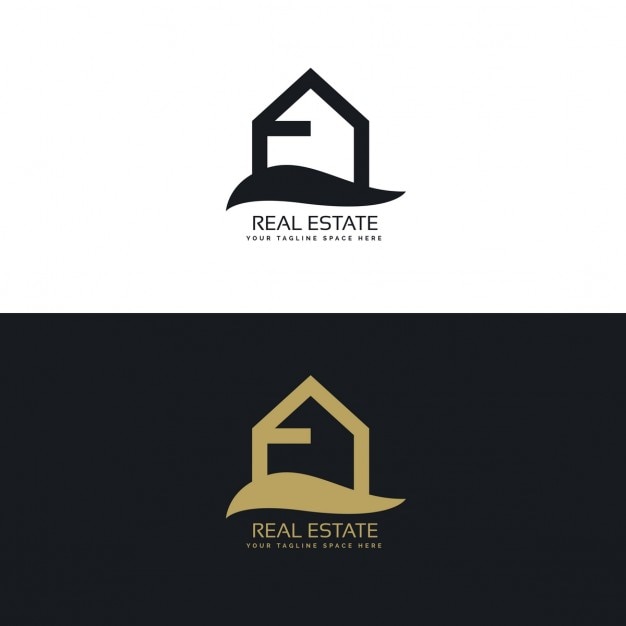 Download Free Black And Gold Real Estate Logo With A House Free Vector Use our free logo maker to create a logo and build your brand. Put your logo on business cards, promotional products, or your website for brand visibility.