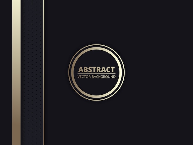 Premium Vector Black And Gold Royal Abstract Background