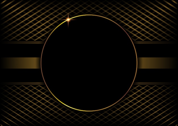 Premium Vector Black Gold Symmetric Compostion Background