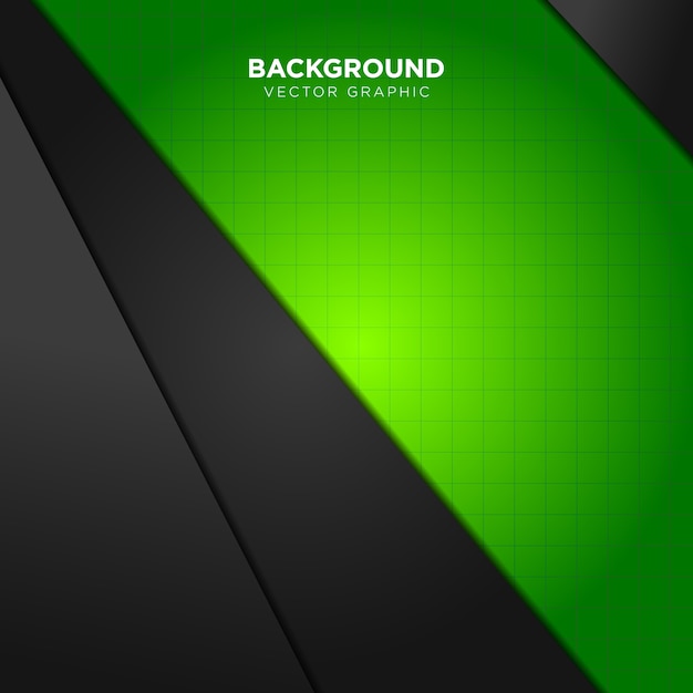 Black and green background | Premium Vector