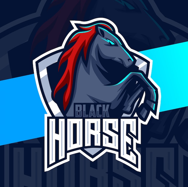 Download Free Black Horse Mascot Esport Logo Design Premium Vector Use our free logo maker to create a logo and build your brand. Put your logo on business cards, promotional products, or your website for brand visibility.