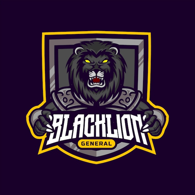 Download Free Black Lion Warrior Mascot Logo Design Premium Vector Use our free logo maker to create a logo and build your brand. Put your logo on business cards, promotional products, or your website for brand visibility.