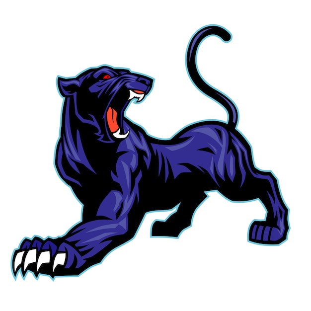 Download Free Black Panther Mascot Premium Vector Use our free logo maker to create a logo and build your brand. Put your logo on business cards, promotional products, or your website for brand visibility.